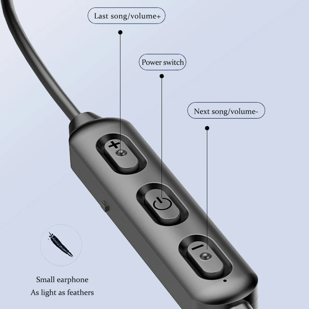 Krk-Štýl Magnetické Bluetooth Headset Bezdrôtový Športové Headset Visí na Krku Bluetooth 5.0 In-ear Headset Pre Beh