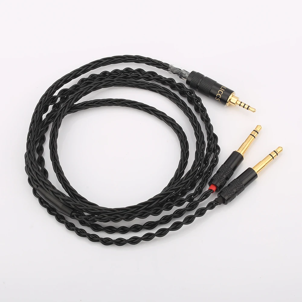 Kvalitný 2.5 mm Vyvážený, Slúchadlá Upgrade Kábel pre kontaktné elegia t1 t5p D7200 D600 MDR-Z7 z7m2