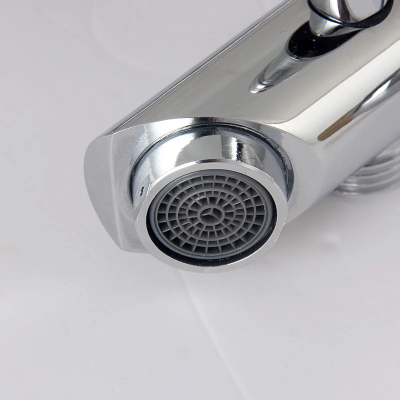 Kúpeľňa Umývadlo, Batérie, Studenej a Teplej Kúpeľňa Kohútik Chrome Vody Zmiešavač Vody na Mosadze Povodí Kohútik s Dvojakým použitím zvukového Pultu