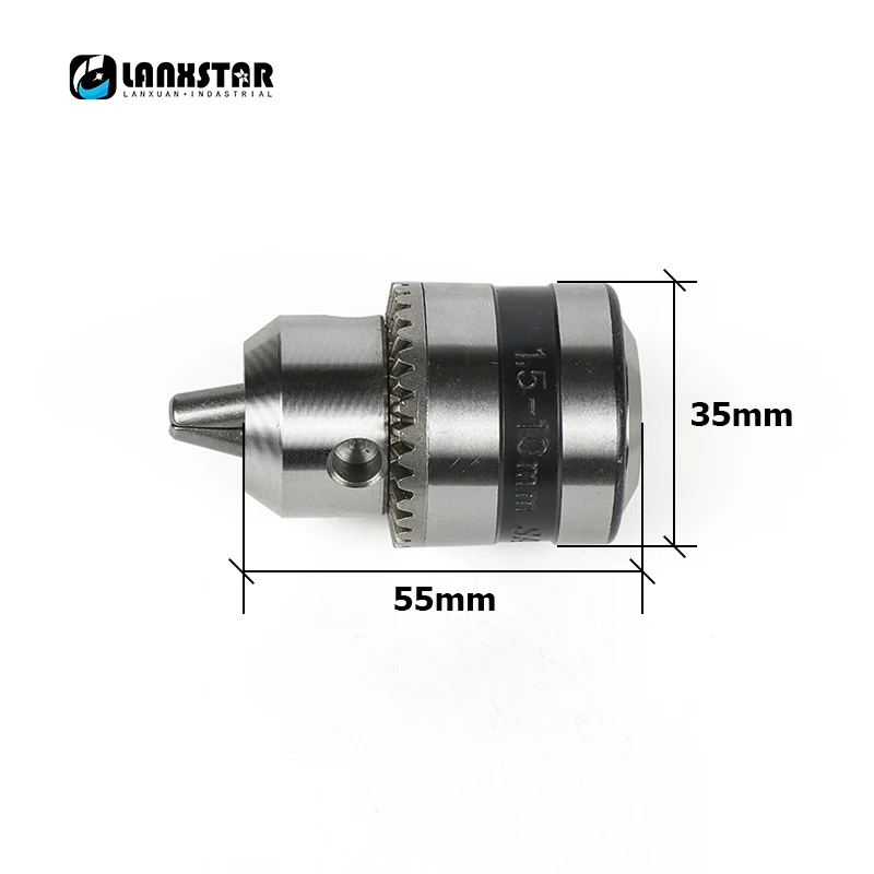 Lanxstar B12 Collet Ddiameter 1.0 mm-10 mm Mini DIY Sústruh Chuck PCB Mini Vŕtanie Stroj Pre 5mm Hriadeľa Motora