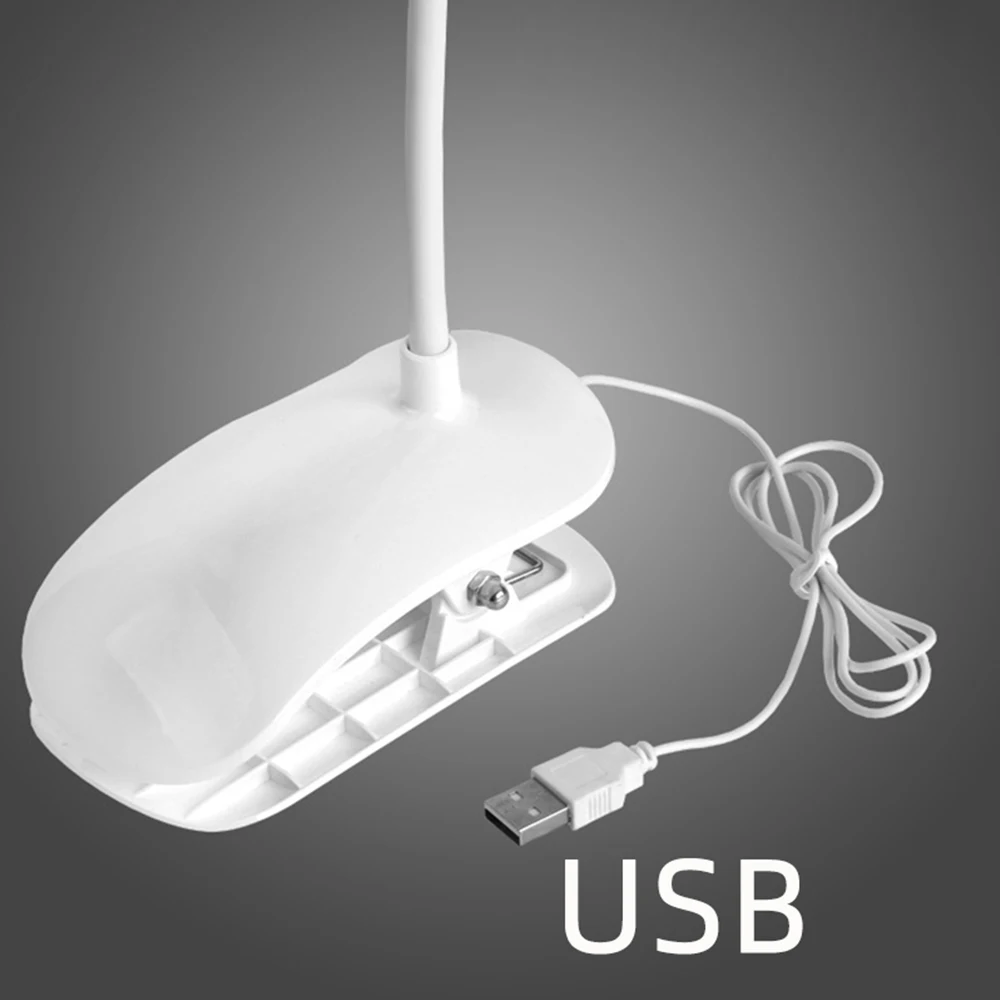 LED Lampa Skladacia USB Powered Stmievanie Stolná Lampa Ochrana Očí Čítanie tabuľka Svetlo internátu, Študent, Pracovný Stôl, Svetlá