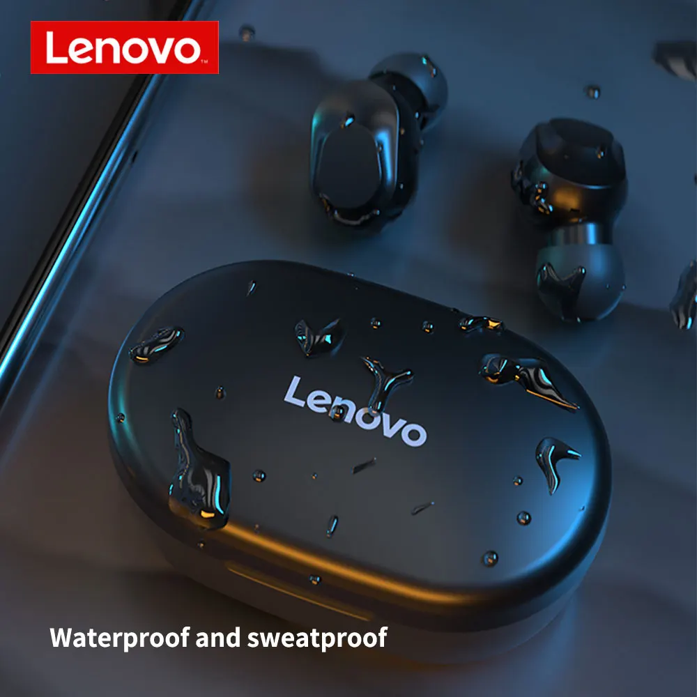 Lenovo XT91 TWS Bezdrôtové Slúchadlá nepremokavé Bluetooth 5.0 Slúchadlá Batéria 300mAh Inteligentné Hluku Pre IOS Android Telefónu QT81