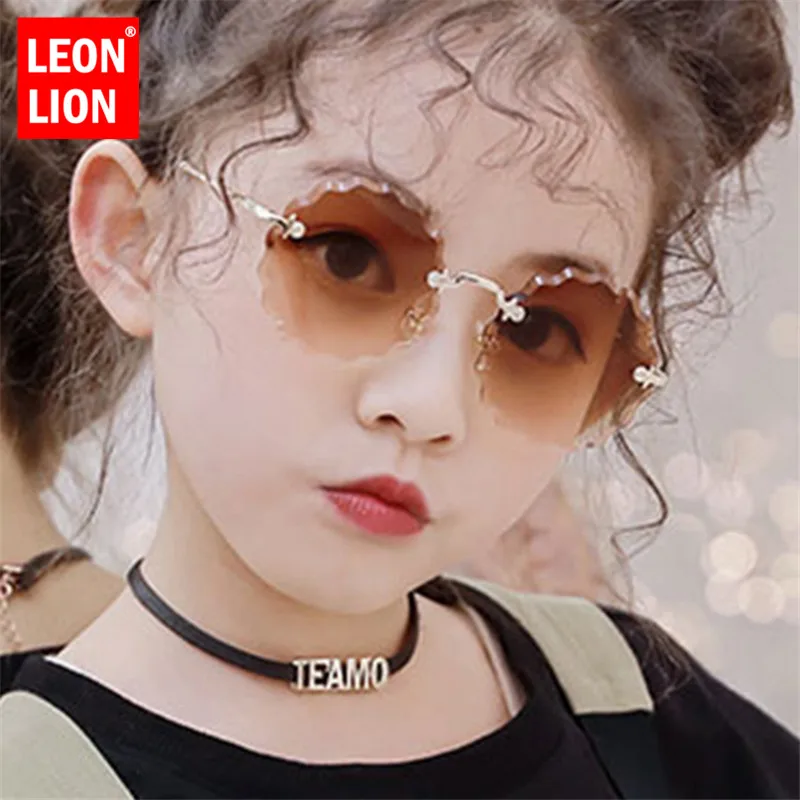 LeonLion Kolo Retro Deti Slnečné Okuliare Retro Okuliare Pre Dievča/Chlapec, Luxusné Značky Slnečné Okuliare Dieťa Roztomilý Oculos De Sol Feminino