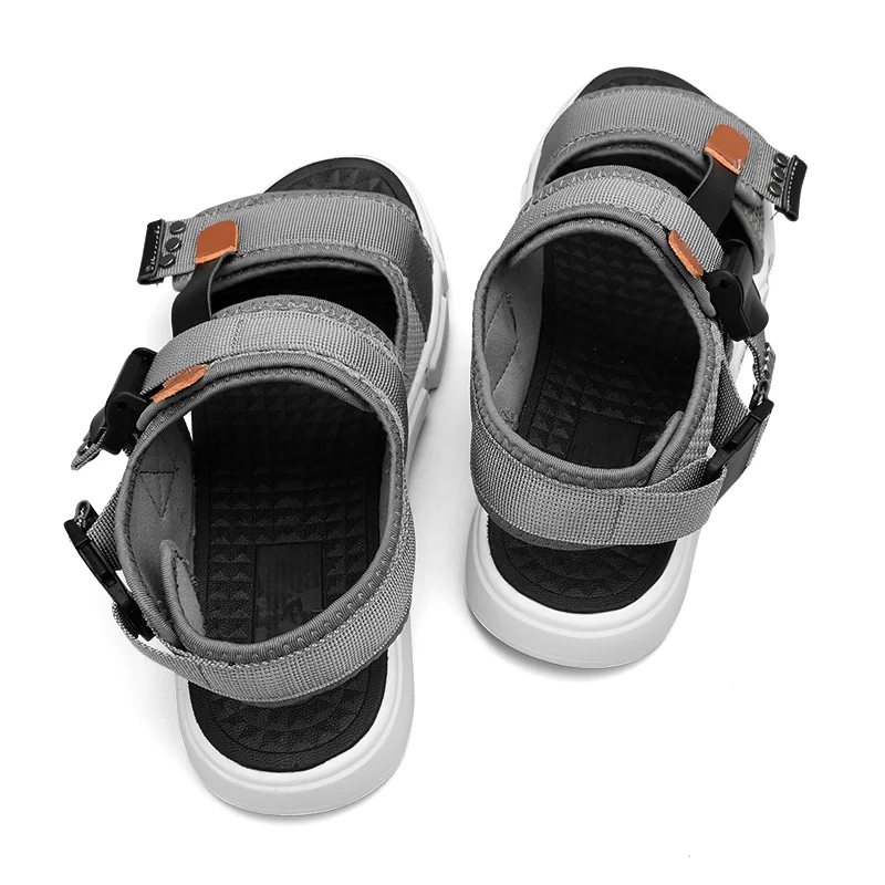 Letné pánske Plátno Sandále Pracka Slip Dizajn-na Bežné Gladiator Sandále Pre Male Móda Mužov Plážové Sandále Zapatillas 007M