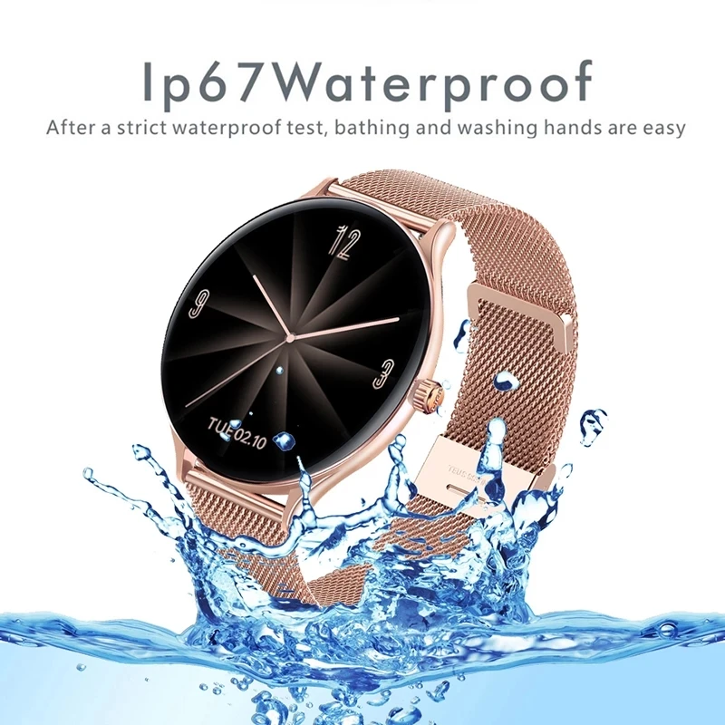 LIGE Nové Dámske Smart hodinky Srdcovej frekvencie monitorovanie Krvného tlaku Full screen dotknite sa položky IP67 nepremokavé pánske športové hodinky pre Xiao
