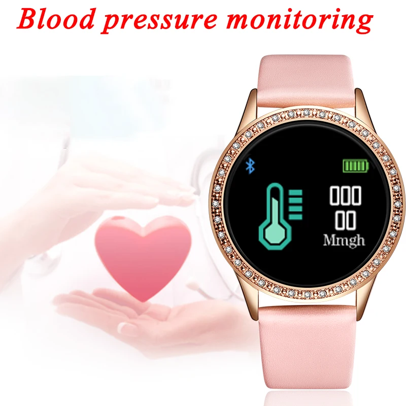 LIGE Smart Hodinky Ženy OLED Farebný Displej Monitora tepu Dámske hodinky Módne Fitness Šport Tracker Smartwatch Inteligentný náramok