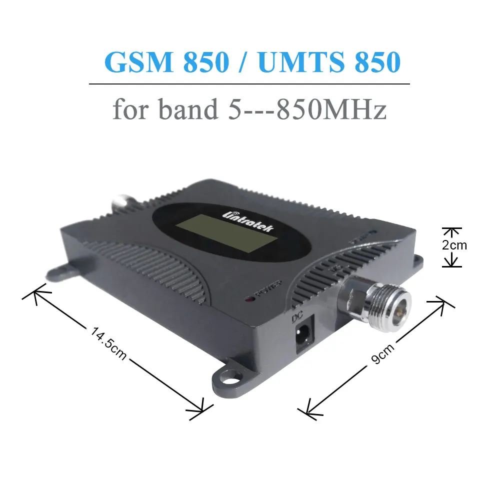 Lintratek 3G UMTS 850 MHz Repetidor Sinal Mobilné LCD Displej GSM 850 Mobilný Telefón Signálu Repeater Mini Veľkosť 3G Signál Booster @