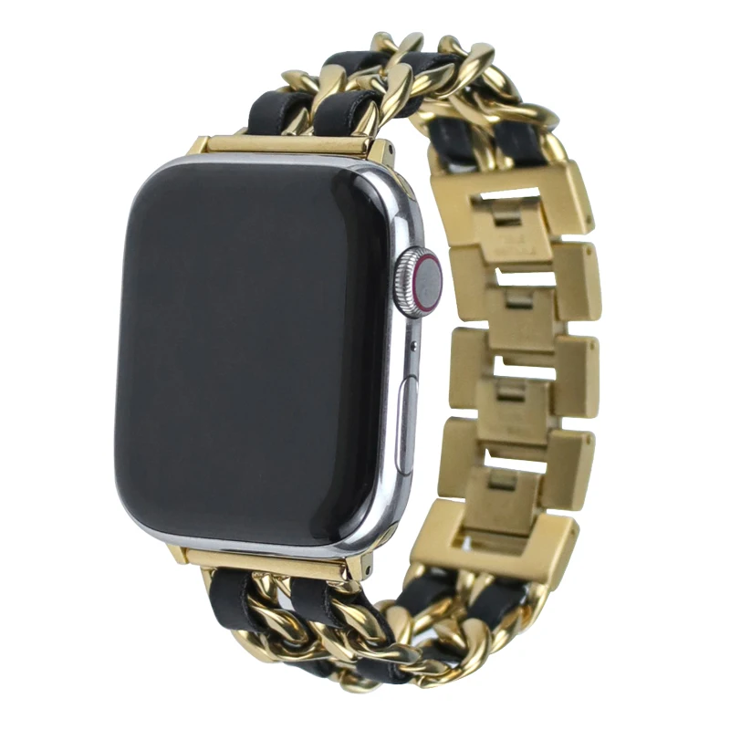 Luxusná Nerezová Oceľ Hodinky pásmo Pre Apple hodinky 3 4 5 smart hodiniek Výmena 38mm 42mm 40 mm 44 mm popruhu náramok DIY Nahradiť