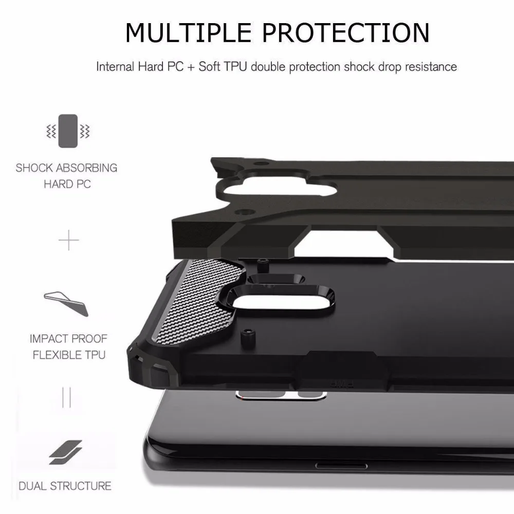 Luxusné Hybrid Odolné Brnenie Telefón puzdro Pre Samsung Galaxy s rezacím zariadením S10 S9 S8 Plus S7 S6 Okraji S5 S10E S 10 Tvrdý Shockproof Chrániť Kryt