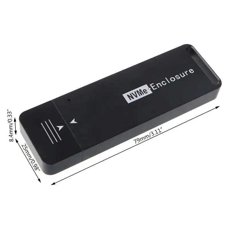 M2 SSD Prípade NVMe NGFF M. 2 SSD Krytu USB3.1 Typ-C Gen2 V-tel 2230 2242