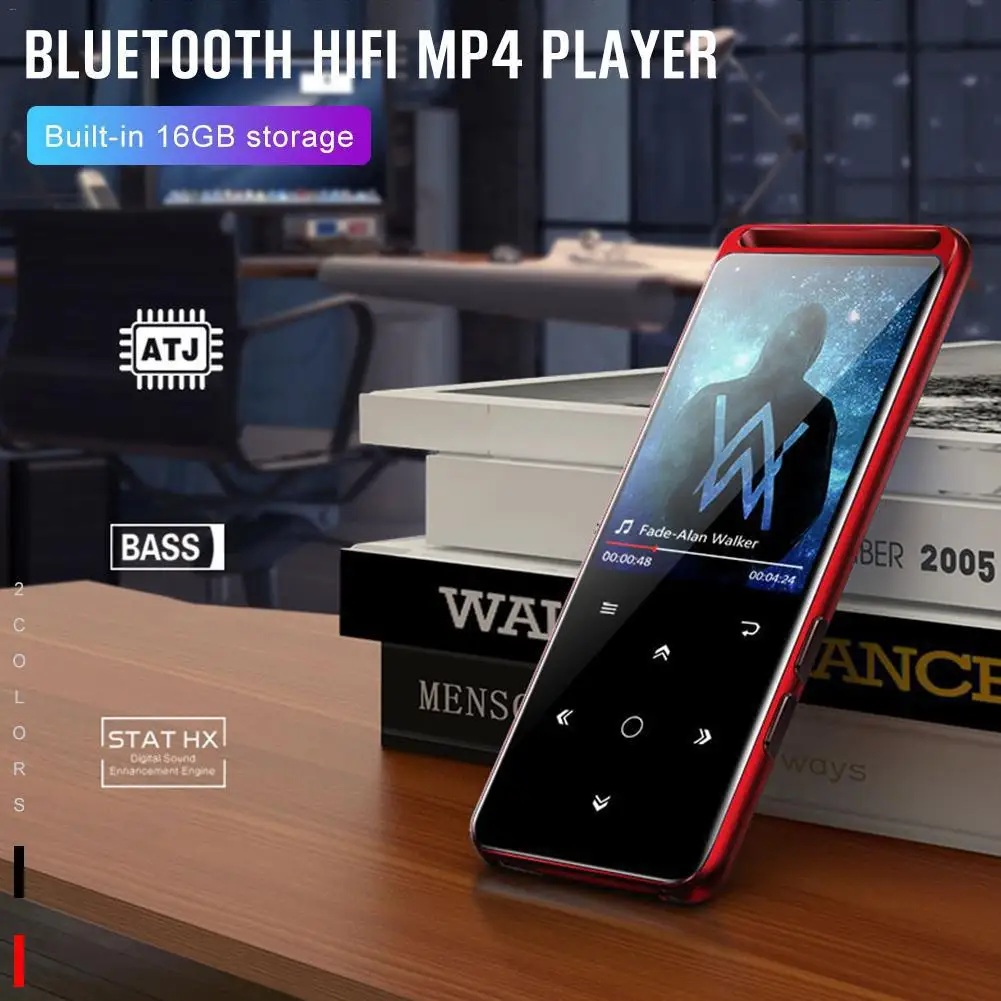 M6 Bluetooth 5.0 Lossless MP3 Prehrávač, 16 GB HiFi Prenosné Audio S FM Rádio, EBook, Hlasový Záznamník, MP3 Prehrávač Hudby