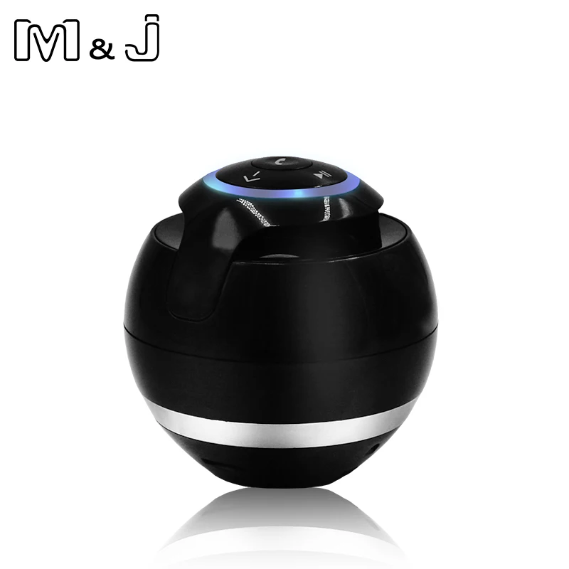 M&J A18 Prenosný Mini Bluetooth Reproduktor Loptu Bezdrôtový Stĺpec Handfree TF FM Rádio S Mic MP3 Svete Zvuku Hudby Na Telefón, PC