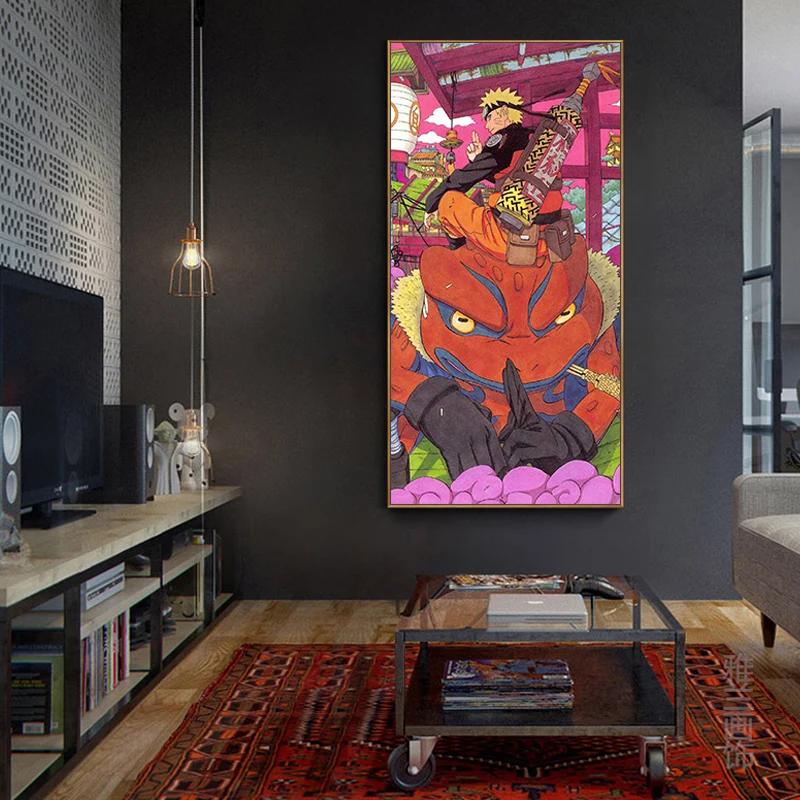 Maľovanie podľa čísel, umenie farba číslo Ručne maľované populárnej anime HOKAGE domov chodby, dekoratívne maľby