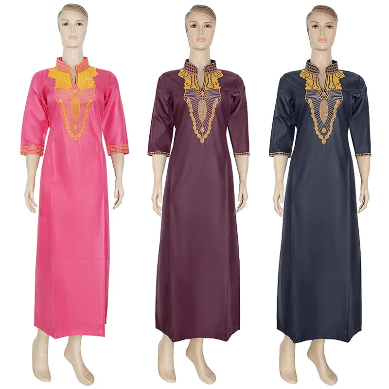 MD Plus Veľkosť Lady Oblečenie Afriky Dashiki Výšivky Šaty Pre Ženy Boubou Tradičné Svadobné Dlhé Šaty, vestido mujer S2622