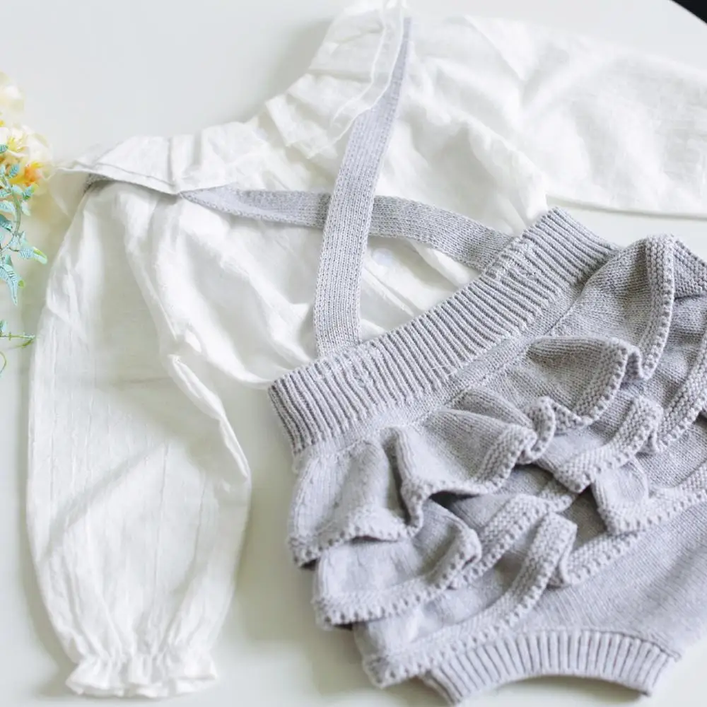 MILANCEL 2020 Detské Oblečenie Baby Girl Zrastov Bodsuit Pevné Batoľa Bloomer Mäkké Oblečenie Novorodenca