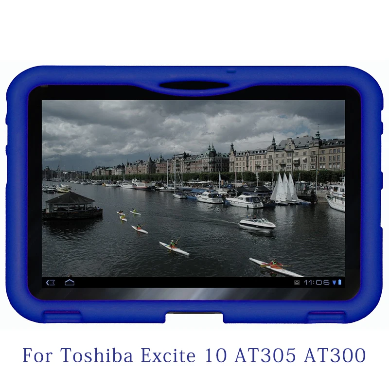 MingShore Excite 10 AT300 10.1 Prípade Robustný Shockproof Silikónový Kryt Pre Toshiba Excite 10 10.1 palcový Tablet AT305