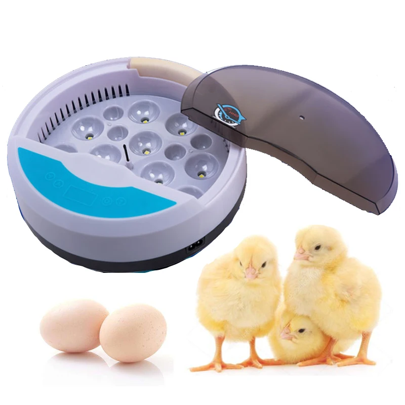 Mini 9 Vajec Inkubátor Hydinové Násadové Zariadenia Automatické Teplota Vlhkosť Inkubátor Kuracie Prepelica Vták Farmy Brooder Stroj