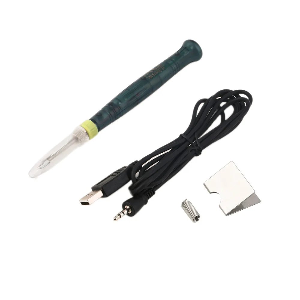 Mini Prenosné USB 5V 8W Elektrickým Pohonom Spájkovačka Pero/Tip Dotykový Spínač, Nastaviteľné Elektrická Spájkovačka Nástroje