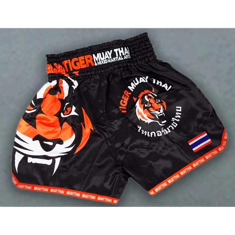 MMA Tiger Muay Thai box box zápas Sanda školenia priedušná šortky muay thai oblečenie boj šortky boxerské šortky mma
