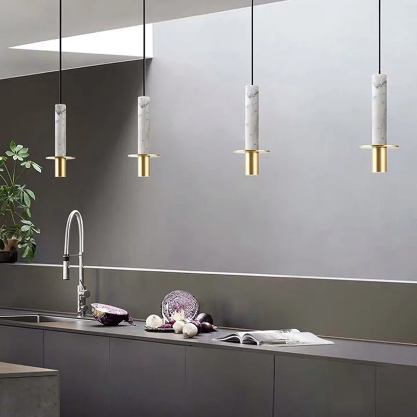 Moderné luxusné mramorové prívesok svetlá dánsky dizajn spálne posteli jedáleň, kuchynské svietidlá bar reštaurácia visí lampa