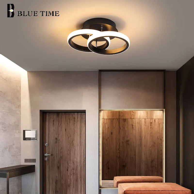 Moderné Stropné LED Svetlá Pre Spálne, Obývacia Izba, Jedáleň Black&White Skončil Koridoru Svetlo Balkón Svetlá Stropné Svetlá