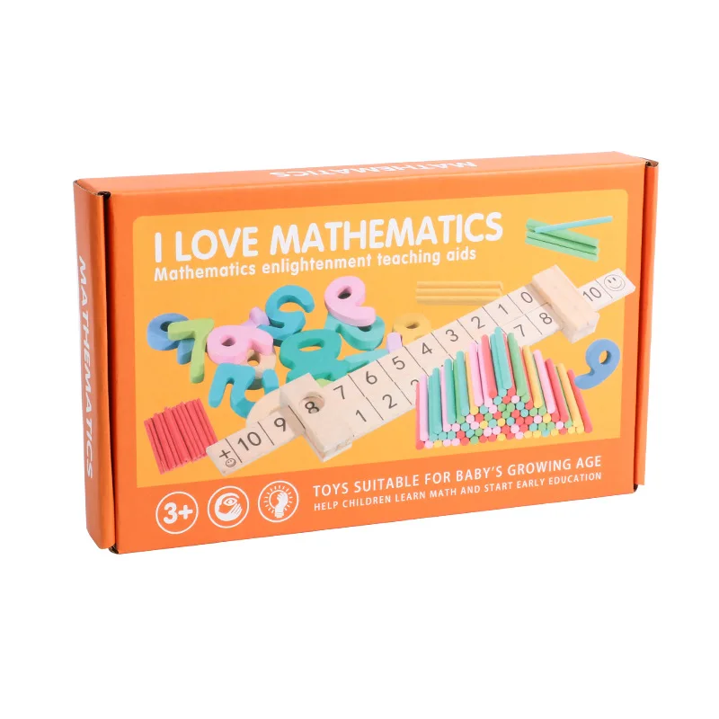 Montessori Vzdelávacích Drevené Hračky Dieťa 2 4 6 10 Ročný Dospievajúce Deti Hry, Chlapec, Dievča Dreva Matematika Aritmetický Číslo Stick Vzdelávania