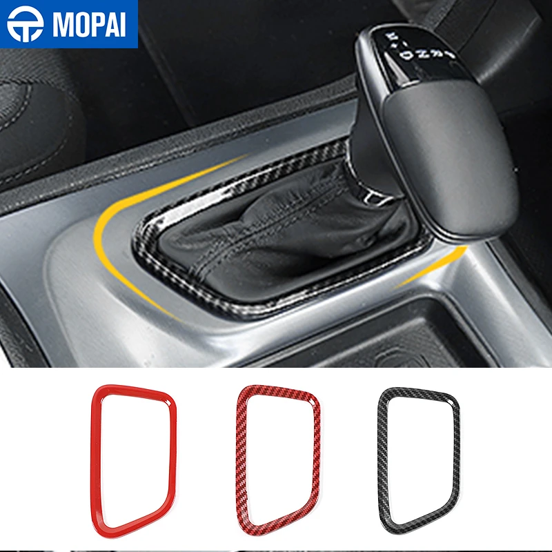 MOPAI Interiérové Lišty ABS Auto Radenie Panel Dekorácie Krúžok Kryt Nálepky Príslušenstvo pre Dodge Nabíjačku+