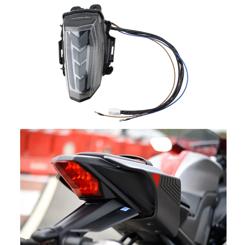 Motocykel Integrované LED zadné Svetlo Brzda Stop Svetlo smerovku na YAMAHA YZF-R15 YZF R15 YZFR15 V3 2017 -2019