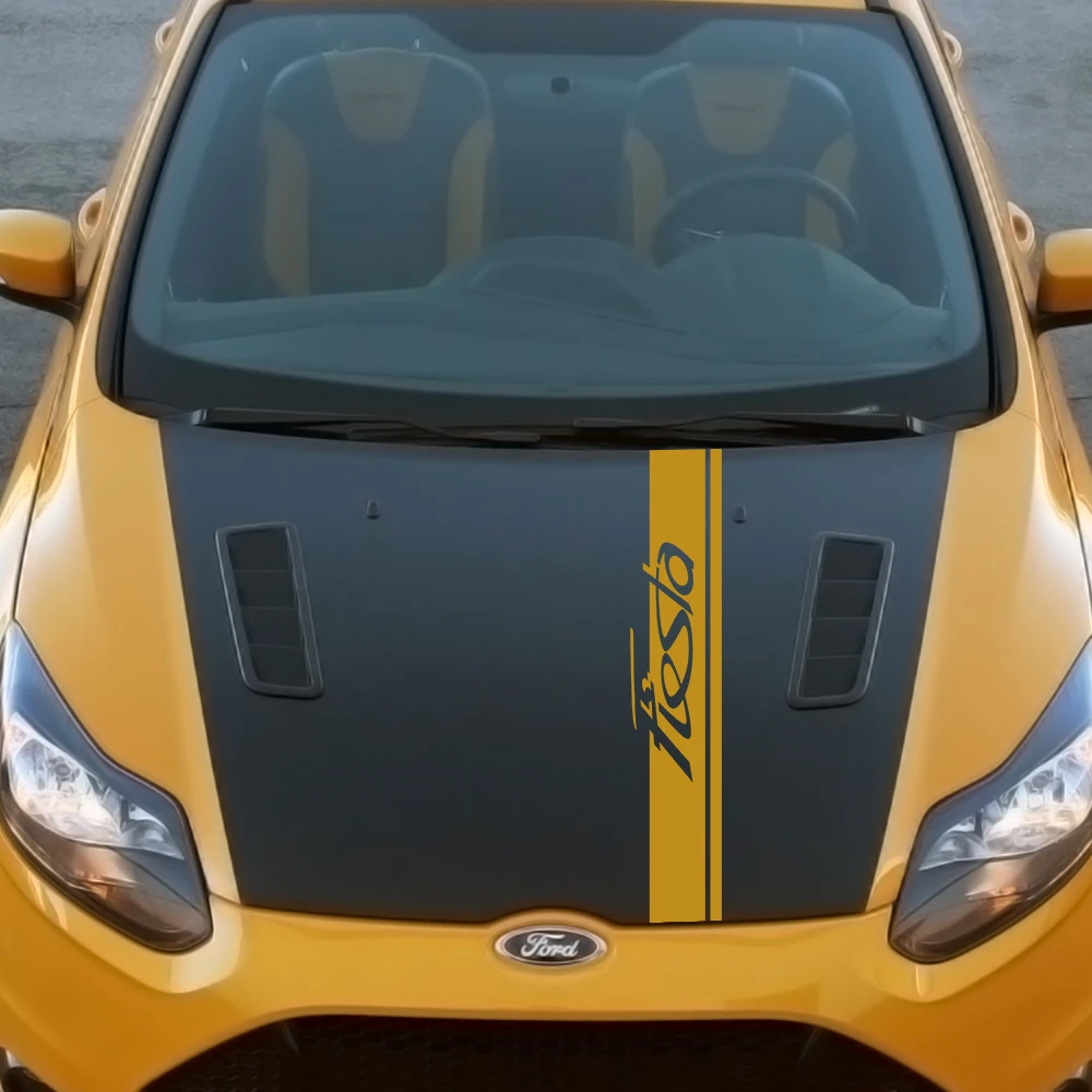 Motor Auta Kapoty Kapotu Výbava Samolepky Pre Ford Fiesta Mondeo Fusion Explorer Uniknúť Shelby Okraji Ecosport Kuga Mustang Príslušenstvo