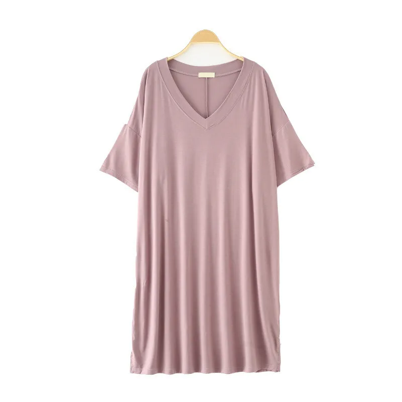 MRMT 2021 Úplne Nové Letné Modálne Žien T Shirt Dress-Krátke rukávy Voľné Farbou Veľké Veľkosť T-shirt pre Ženské Šaty