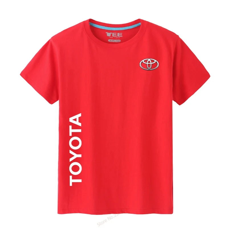 Muži Klasickej Krátky Rukáv O tvaru Farbou Toyota T-shirt Bežné Mužov tees shirs