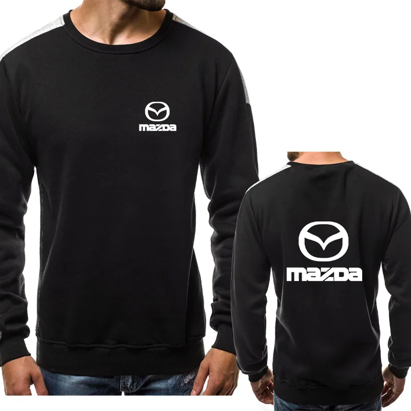 Muži Pulóver Mazda Auto Logo Tlač na Jar Jeseň Ležérne Módne Mikina s Dlhým Rukávom Bavlna Spájať Posádky krku Mužov Pulóver