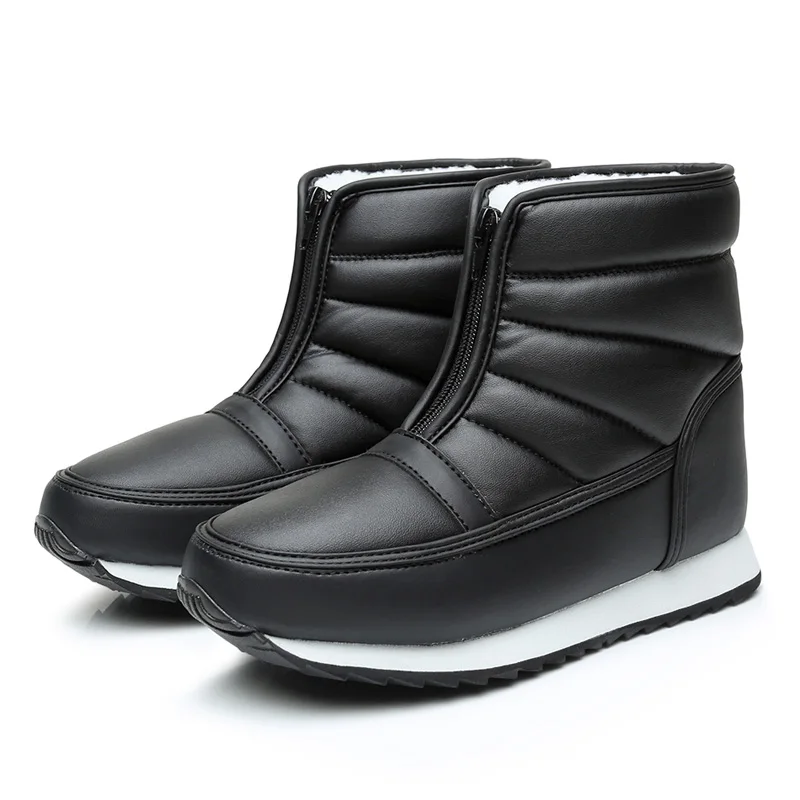 Muži zimné topánky, teplé oblečenie zimné topánky, non-slip nepremokavé unisex členkové topánky mužov čižmy veľké veľkosti 37 - 45