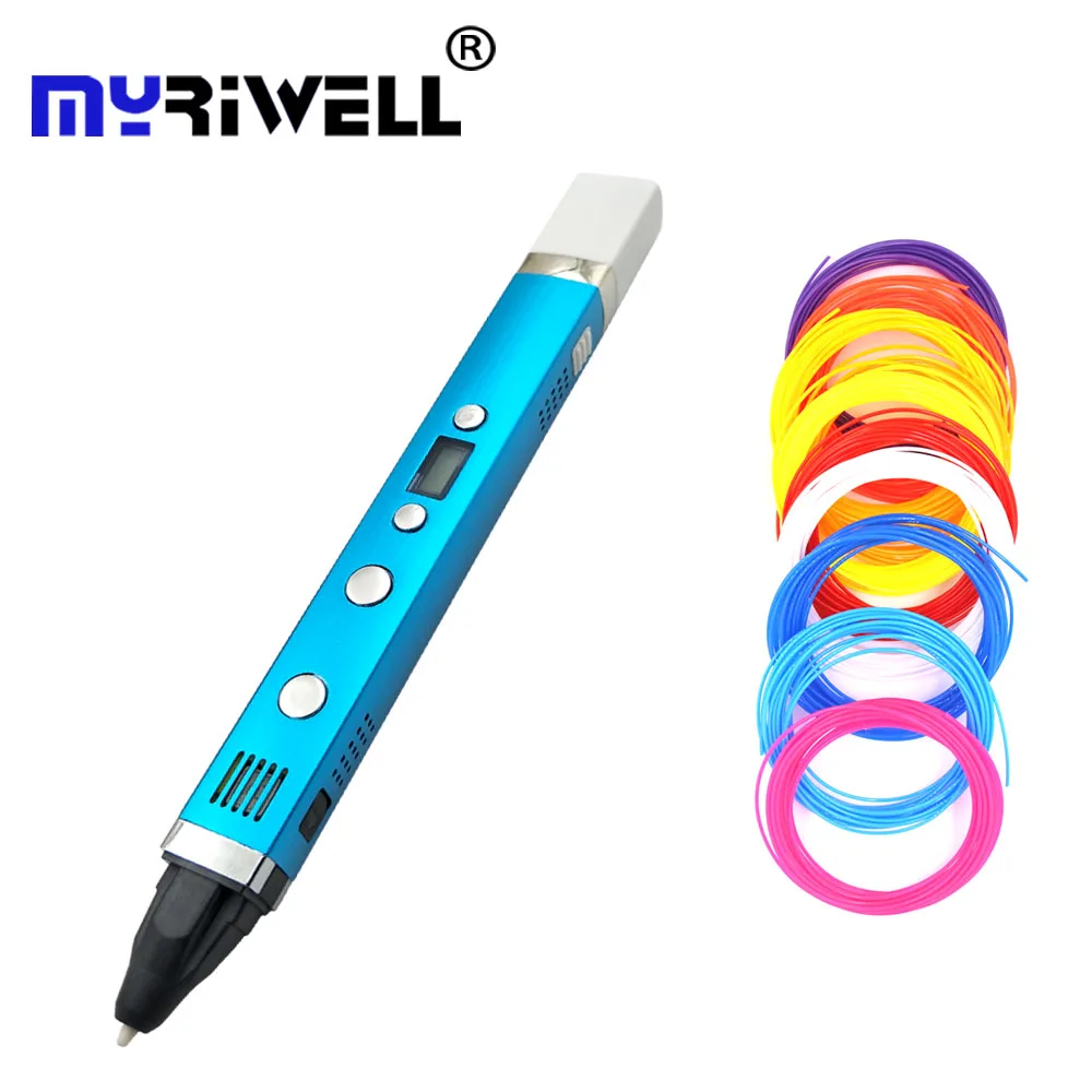 Myriwell 3D Pero USB Tvorivé Caneta Pero 3D graffiti pero Digitálny 4 regulácie otáčok Najlepší Darček Pre Deti 3nd 3d tlač pero hot