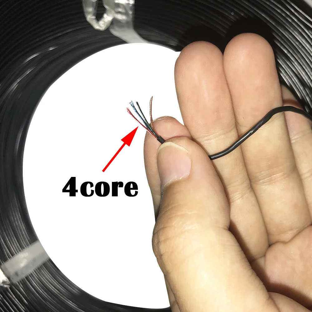 Mäkšie headset kábel multi-strand lakované kábel 2core 3core 4core 5core 6core 8core 9core Izolované drôty diy lepenie drôt