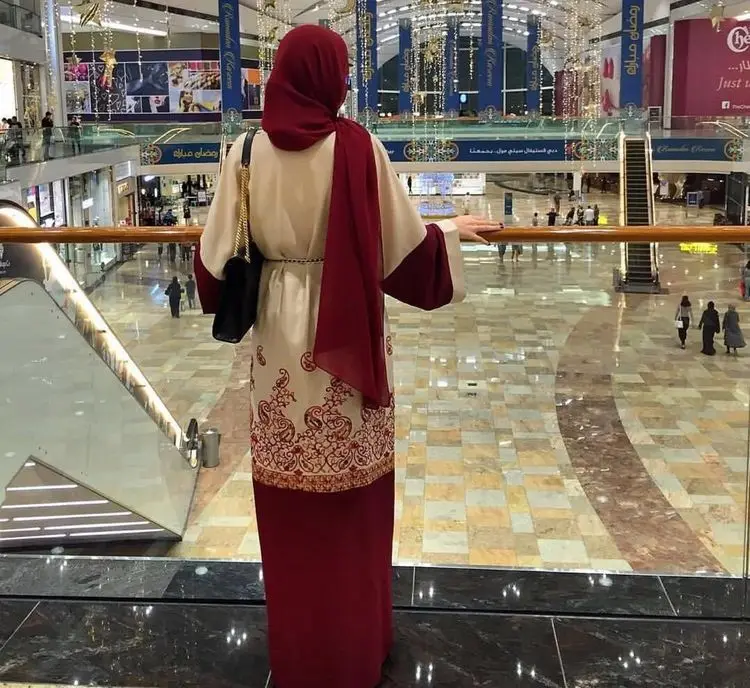 Móda Moslimských Tlač Abaya Plný Šaty Cardigan Kimono Dlhé Šaty, Šaty Tunika Jubah Blízkom Východe Ramadánu Arabských Islamské Oblečenie