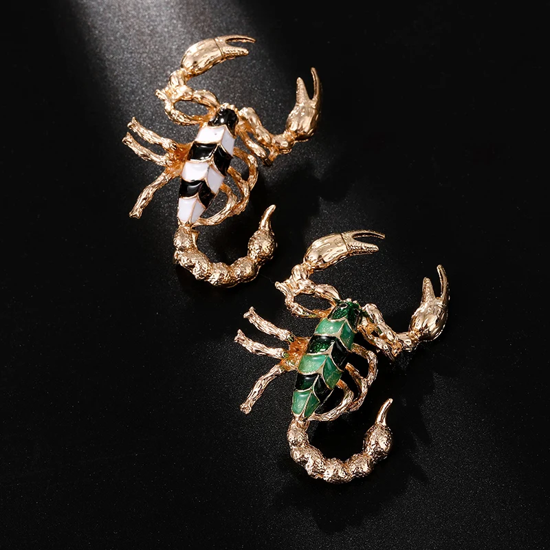 Módne Šperky Veľkoobchod Veľké Scorpion Brošňa Pin 2 Farby, Golier Brošňa Šaty Ornament