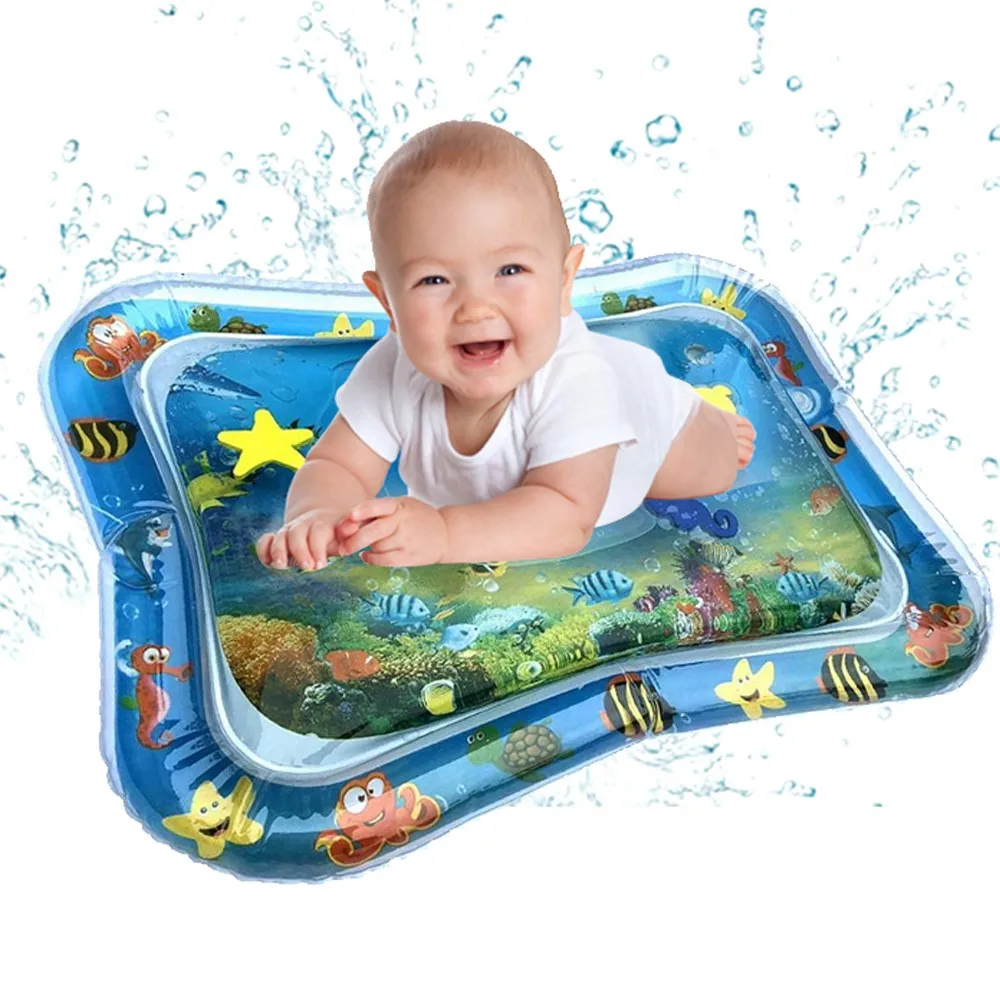 Nafukovacie Dieťa Vody Mat Baby Deti Hrať Voda Mat Hračky, Zábavné Aktivity Hrať Centrum pre Deti, Dojčatá Vody Playmat #BL3