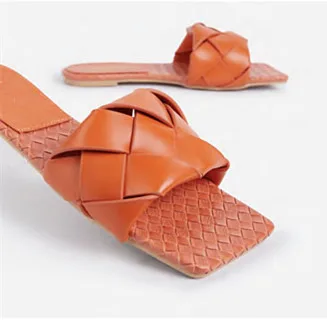 Najnovšie Dizajn, Papuče Väzbe Kožené Ženy Sandál Otvorené Prst Ploché Bežné Listov Letné Vonkajšie Pláži Žena Flip Flops