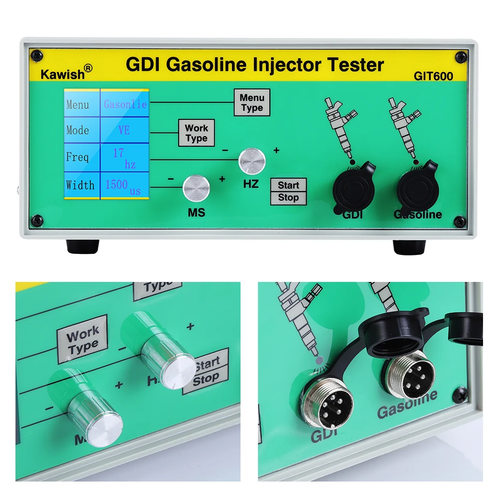 Najnovšie GIT600+S70H GDI/FSI benzín injektor tester benzín injektor tester auto injektor tester