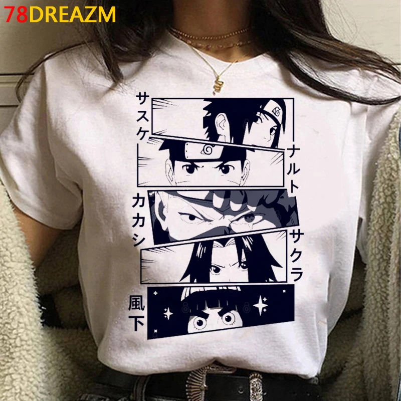 Naruto Akatsuki Itachi Sasuke t shirt ženy harajuku ulzzang tumblr bežné plus veľkosť tričko tričko ulzzang tumblr