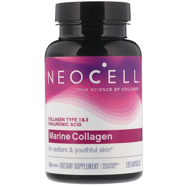 Neocell Kolagénu 2000 Mg Morského Kolagénu, Podporuje Mladistvý Hydratáciu Pokožky 120 Ks