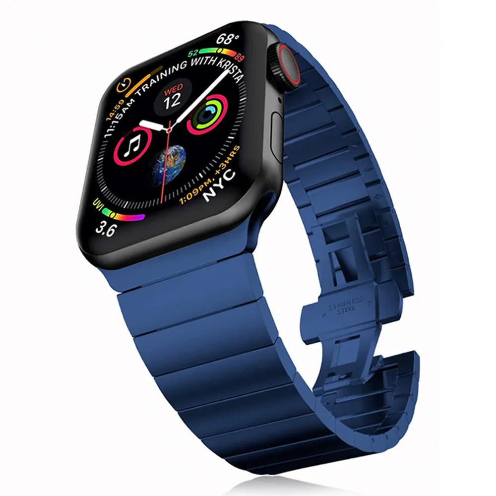 Nerezová oceľ Remienok Pre Apple hodinky kapela 44 mm/42mm 40 mm 38 mm iwatch smartwatch náramok Pre apple hodinky série 4 3 5 SE 6