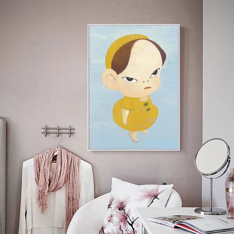 NEZIŠTNE Umenie Námesačnosť Bábiky Yoshitomo Nara Cartoon Maliarske Plátno Art Tlač Obrázkov Plagát Pre Baby detská Izba Japonsko Umenie