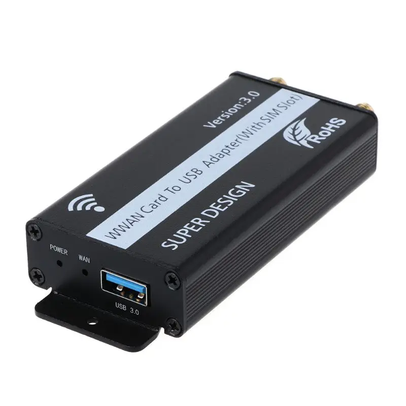 NGFF M. 2 USB 3.0 Adapter s SIM Karta, Slot pre WWAN/LTE/4G Modul (Vrátane Vonkajšie Veci)
