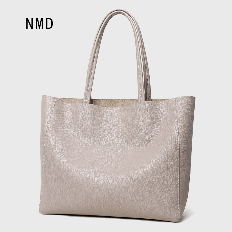 NMD Vysoko kvalitné mäkké pravá Koža horizontálne veľkú kapacitu taška cez rameno skladacie nemenné, veľké značky, dizajn, jednoduchá kabelka