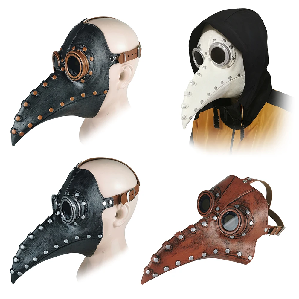 Nové Halloween Masky Mor Pary Zobák Lekár Maska Slávnostné Latex Kožené Strany Maska Dodáva Pleťové Masky Prípade Kostým, Rekvizity