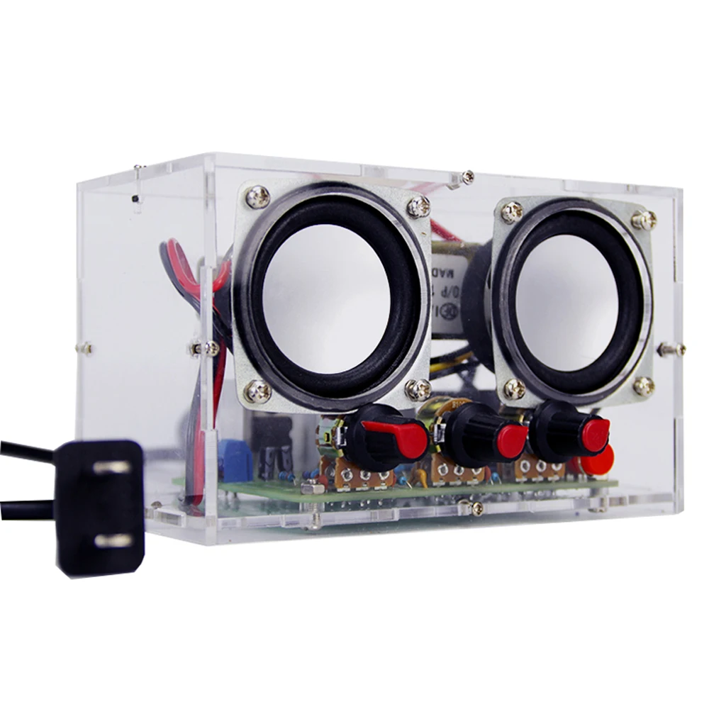 Nové HOBBY TDA2030 Mini Zosilňovač Dvoch Kanálov, Reproduktor, Audio Kit Elektronické YD-2030 Montáž Aktívny Audio Reproduktor