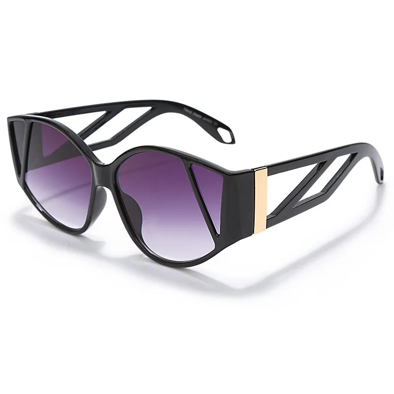 Nové Módne Cat Eye slnečné Okuliare Osobnosti Big Rámom Slnečné Okuliare, Luxusné Značky Retro, Čierne Slnečné Okuliare Ženy Muži UV400 Oculos