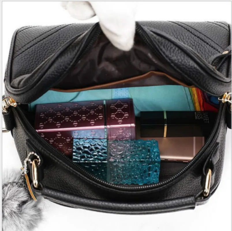 Nové módne dámske taška cez rameno PU kožené farbou messenger taška na bežné kabelky